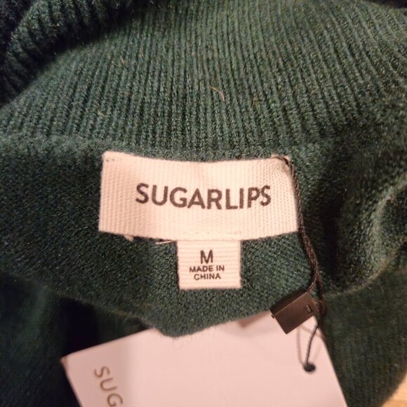 Baltic Born/Sugarlips Nielsen Turtleneck Sweater Emerald Green Size M NWT - Picture 9 of 11